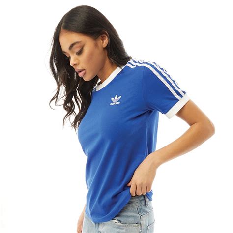 adidas tshirt blau damen|blaue T.